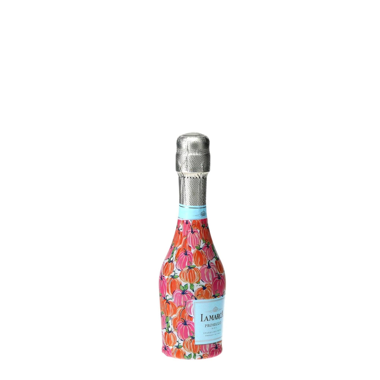 Pink & Orange Pumpkins Mini Prosecco Wraps