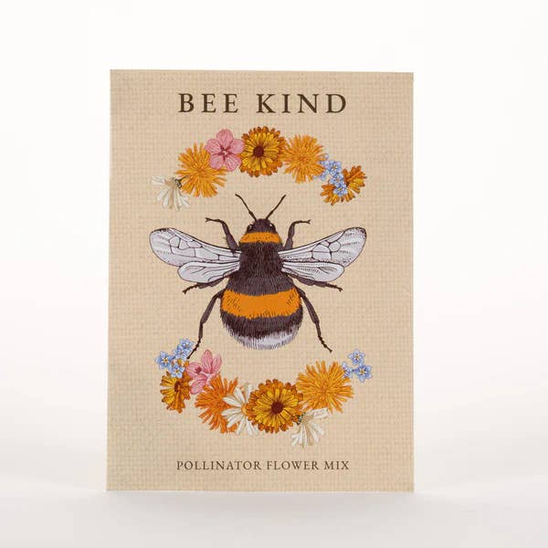 Bee Kind - Pollinator Wildflower Mix Seed Packets