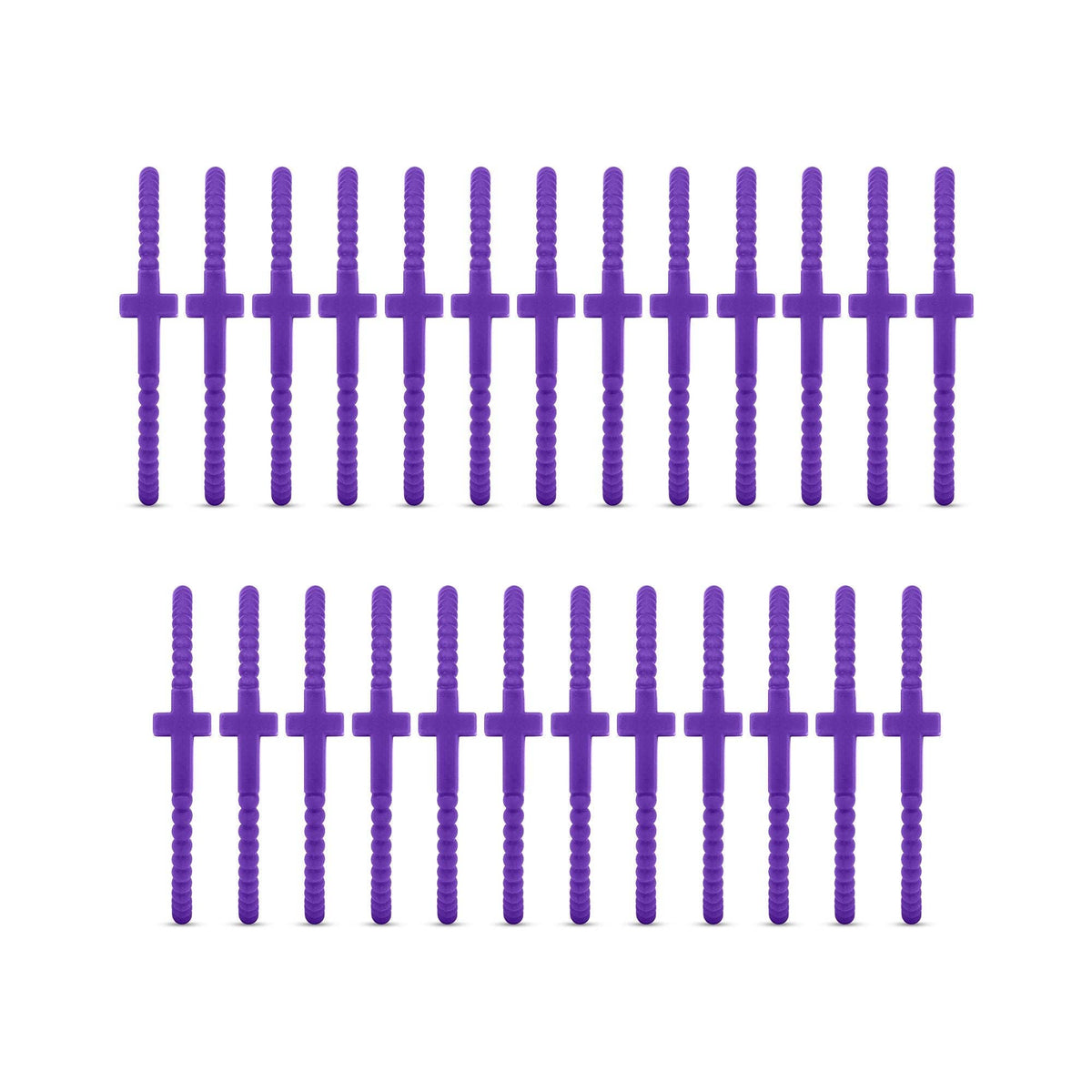 Jesus Bracelets - 25 Packs: Orchid (25 Pack), Small
