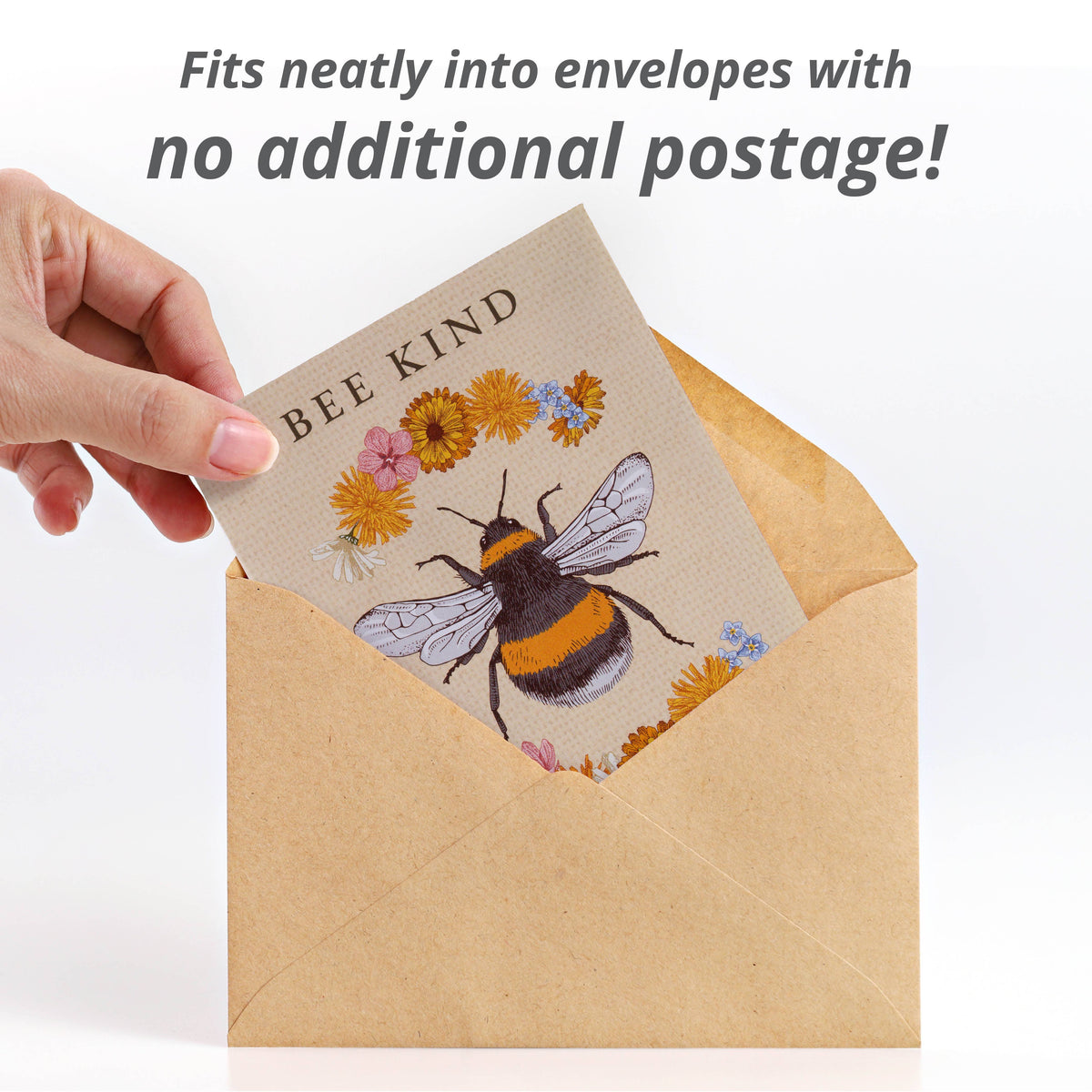 Bee Kind - Pollinator Wildflower Mix Seed Packets