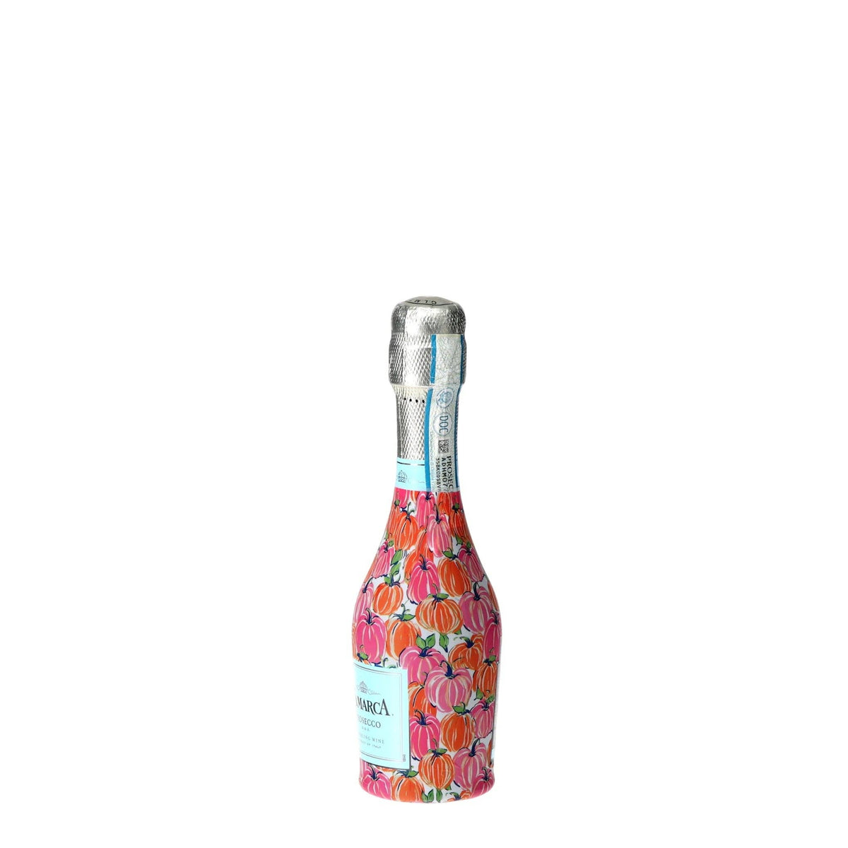 Pink & Orange Pumpkins Mini Prosecco Wraps