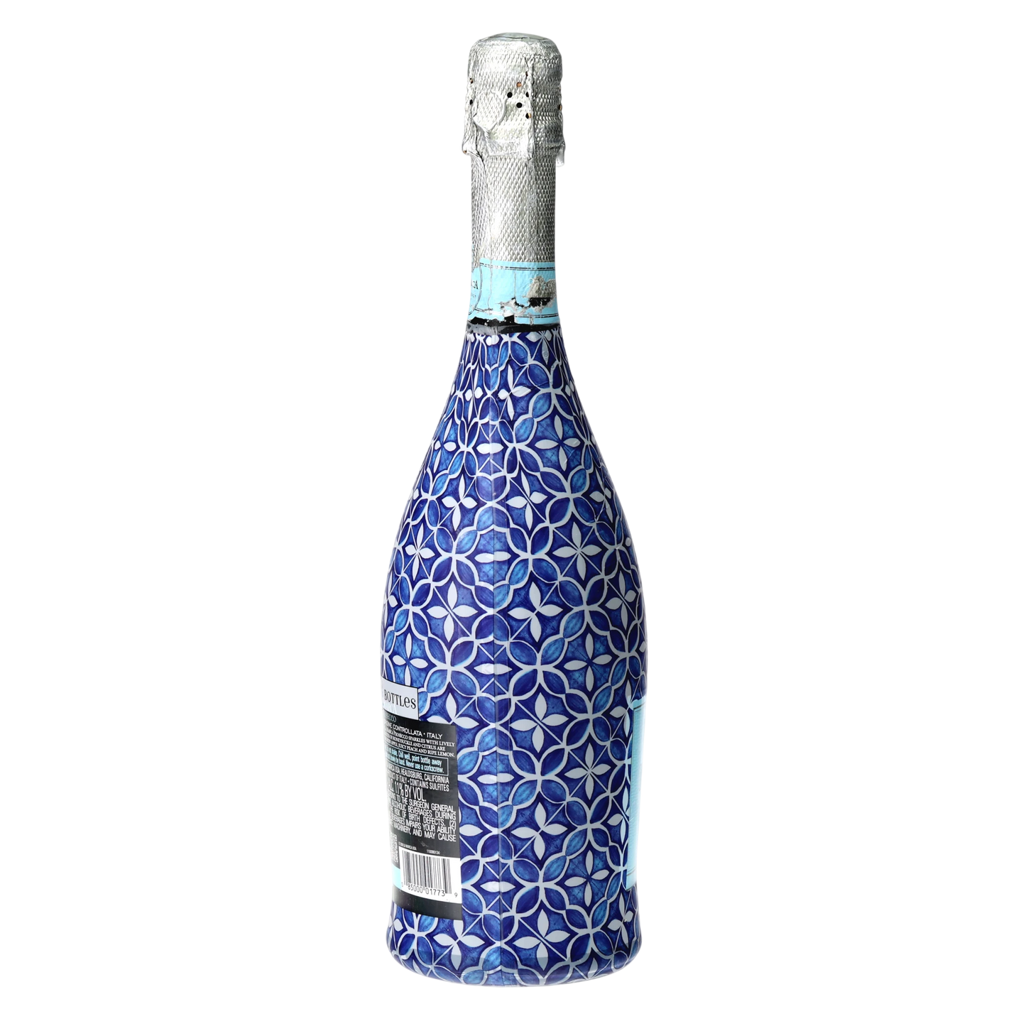 Andalusian Tile Prosecco Bottle Wrap