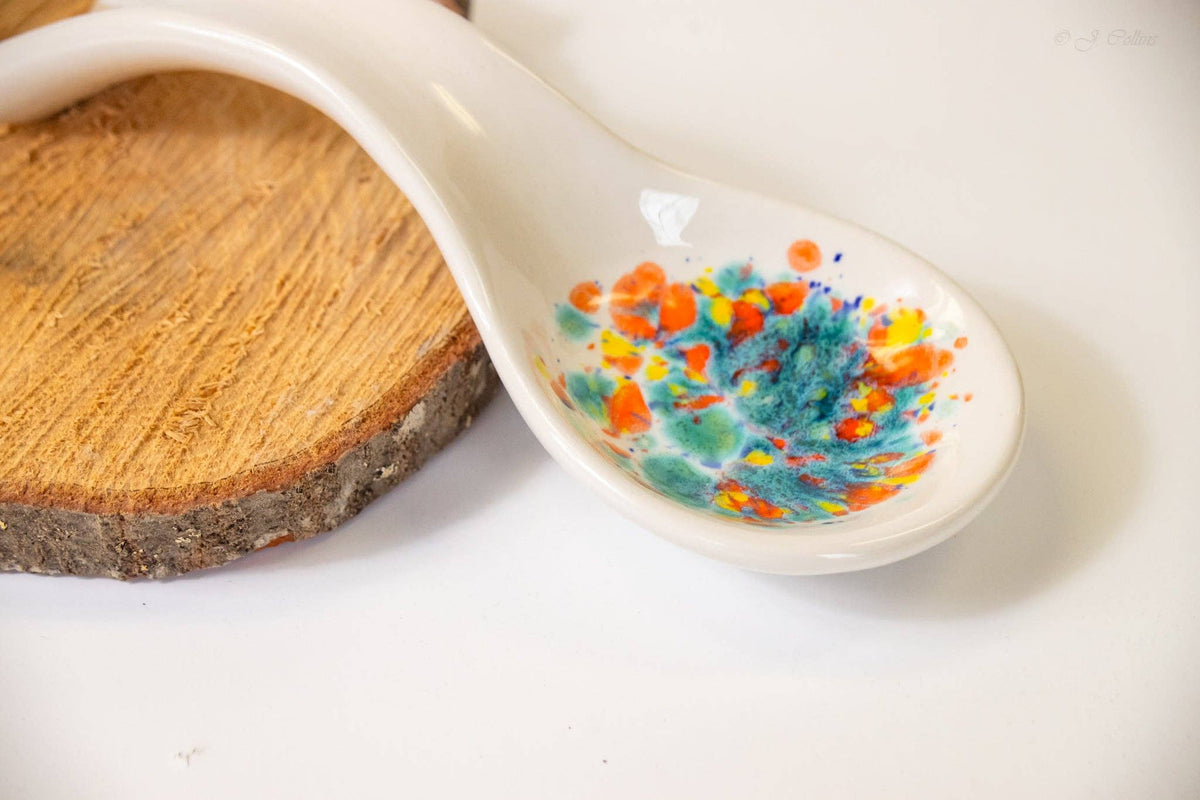 Artisan Spoon Rest: Sea Spray