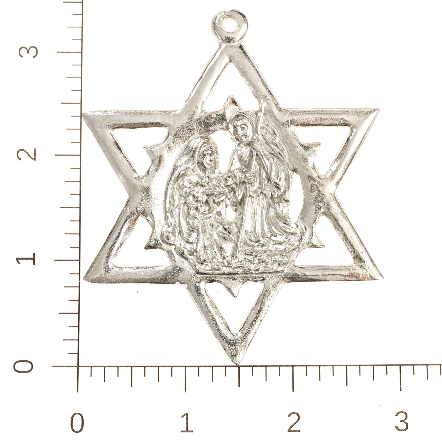 Pewter nativity