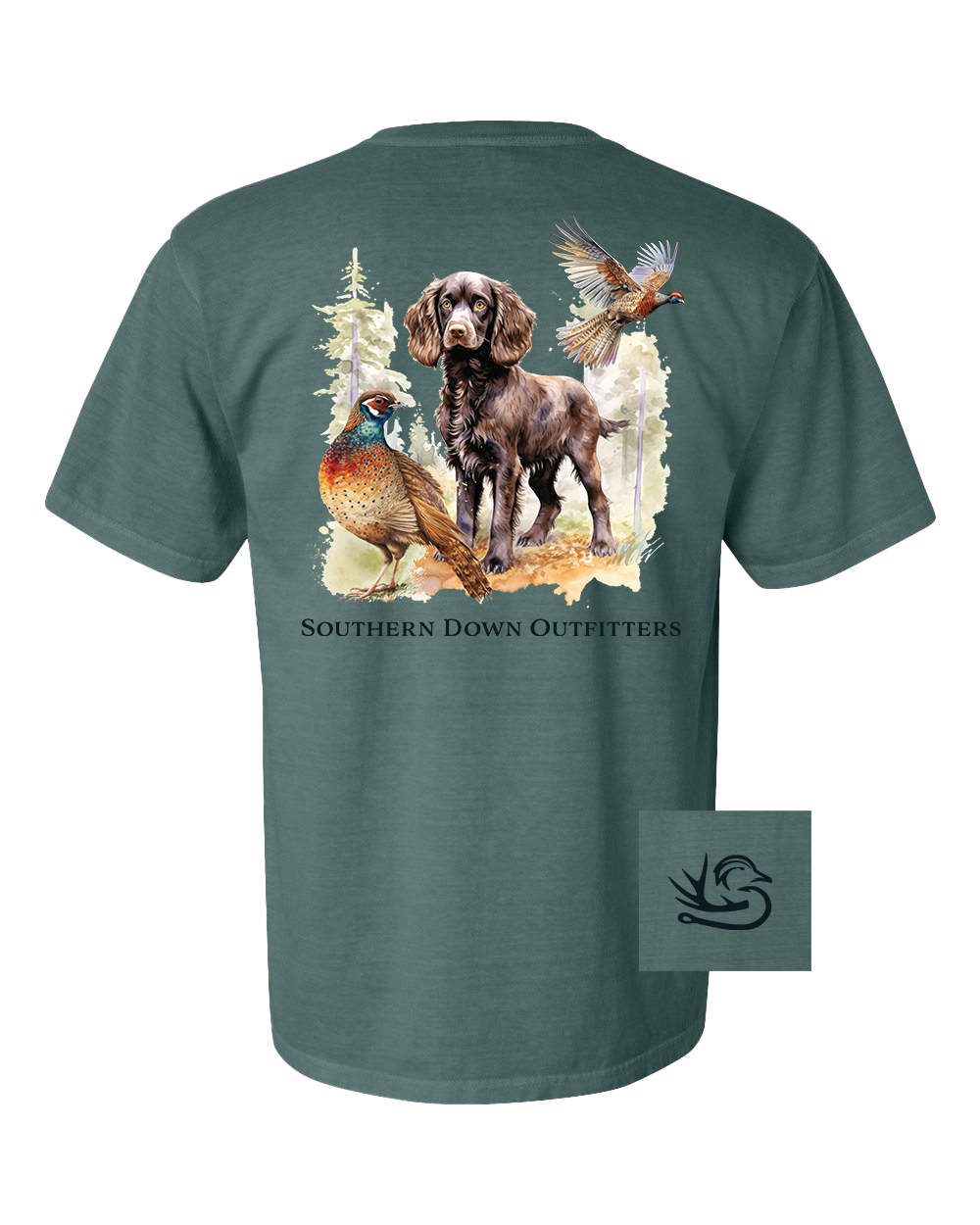 Pheasant Brittany Tee: Large