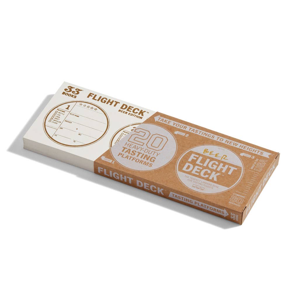 Beer Flight Deck | Coasters for Beer | Stocking Stuffers