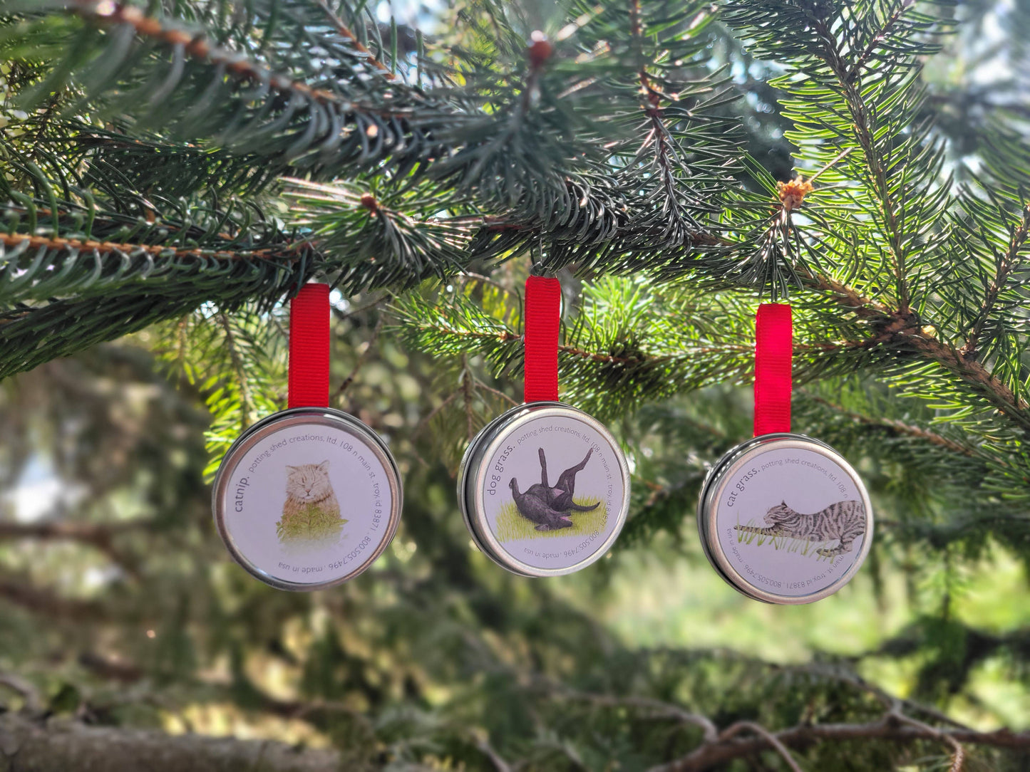 Pet Sprinkle Ornaments | Christmas idea | Dog & Cat ornament: Catnip