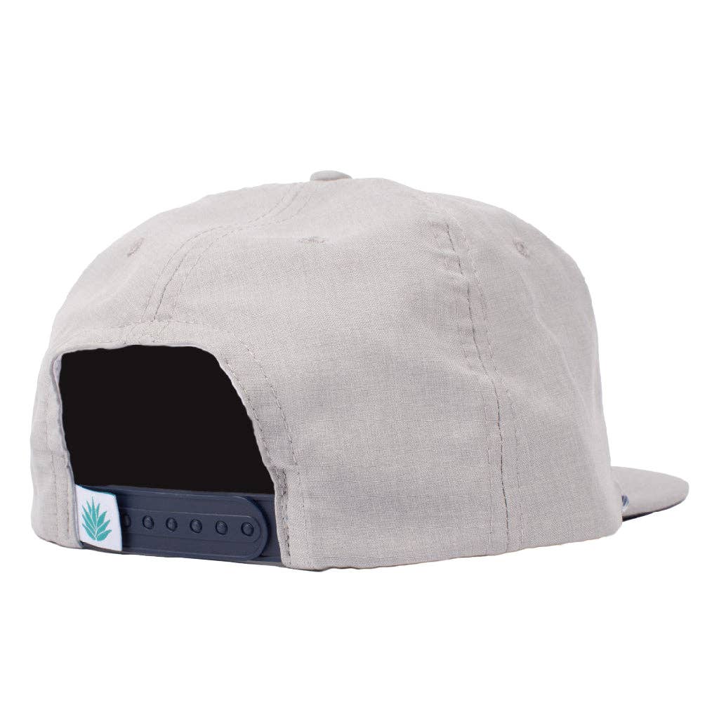 Logo Hat: Silver/Blue