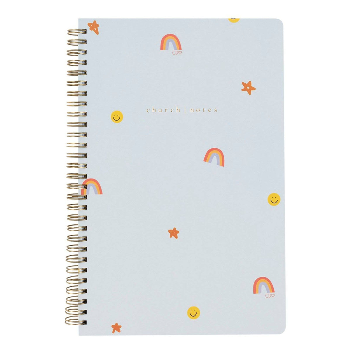 Happy Rainbow Bible Study Notebook by Callie Danielle