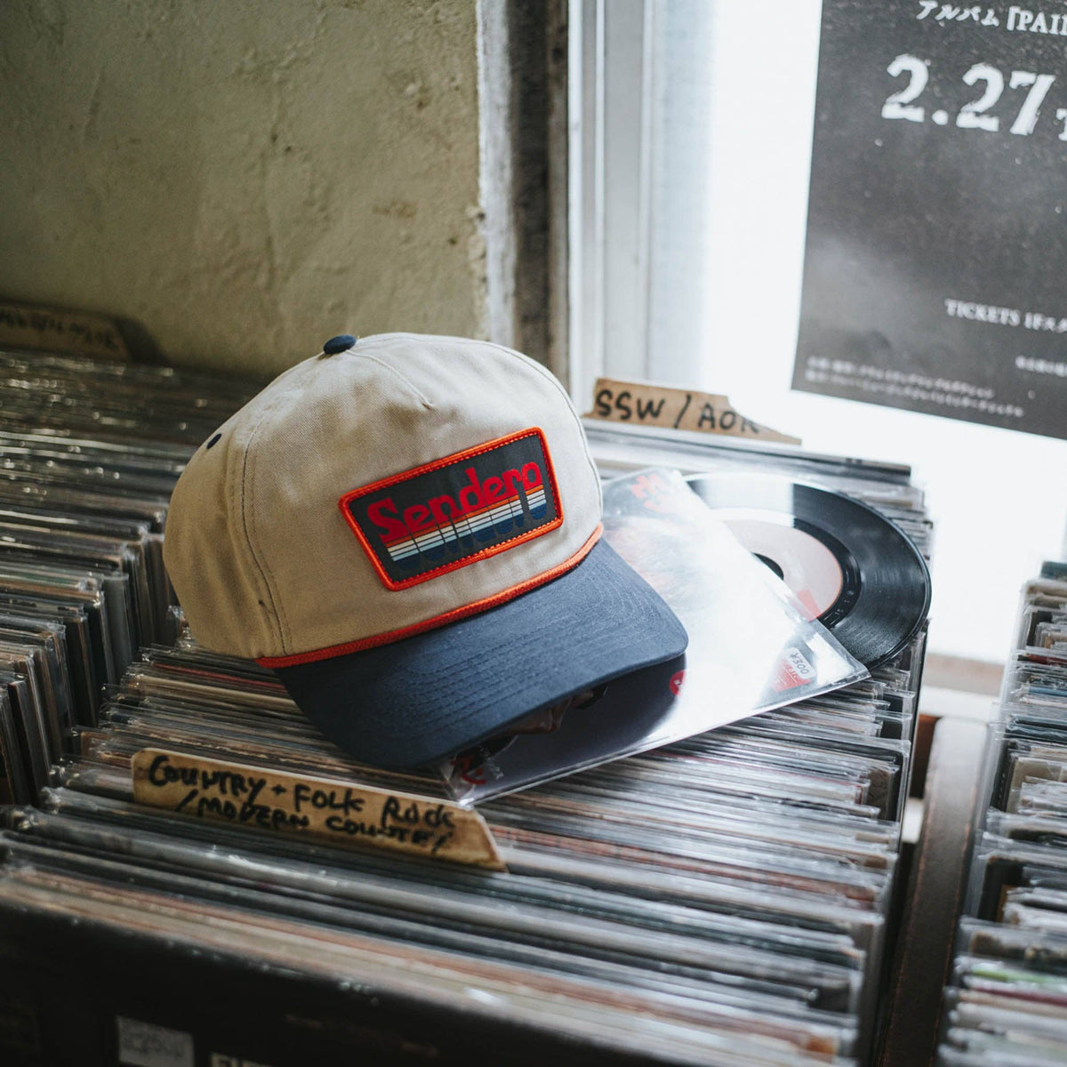 Retro Logo Hat: Gray