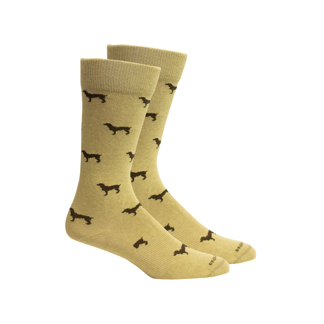 Beau (Boykin) Socks: Light Grey Heather