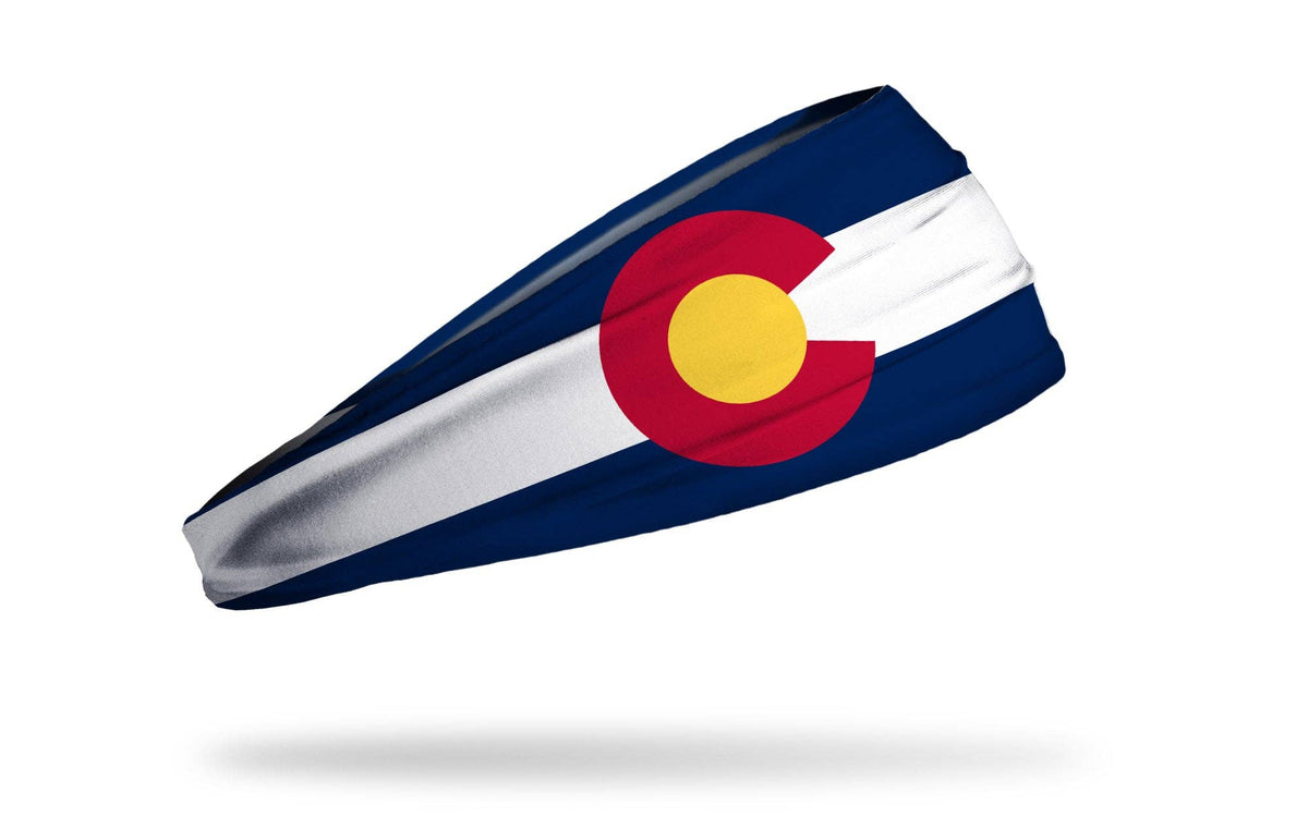 Colorado Flag Big Bang Lite Headband: Blue