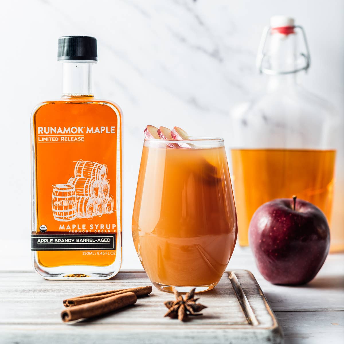 Apple Brandy Barrel-Aged Maple Syrup 250ml
