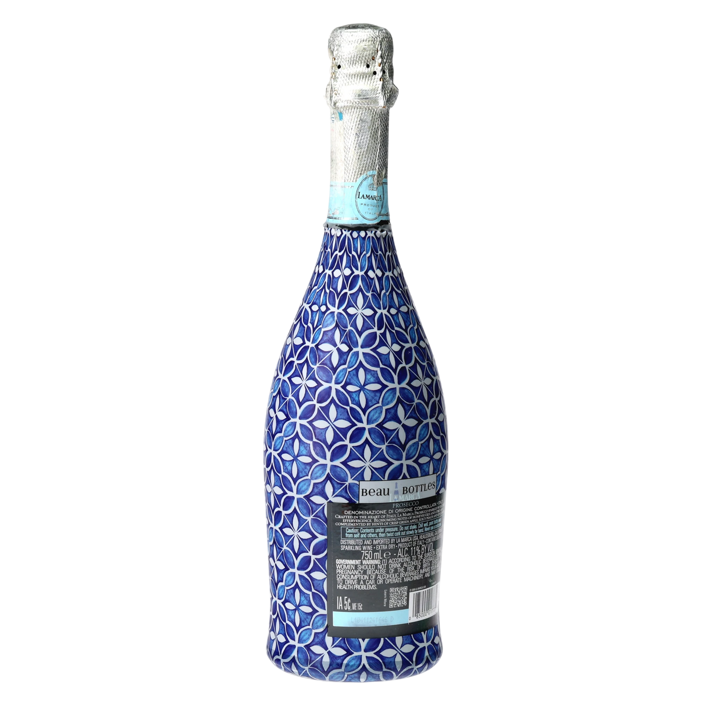 Andalusian Tile Prosecco Bottle Wrap
