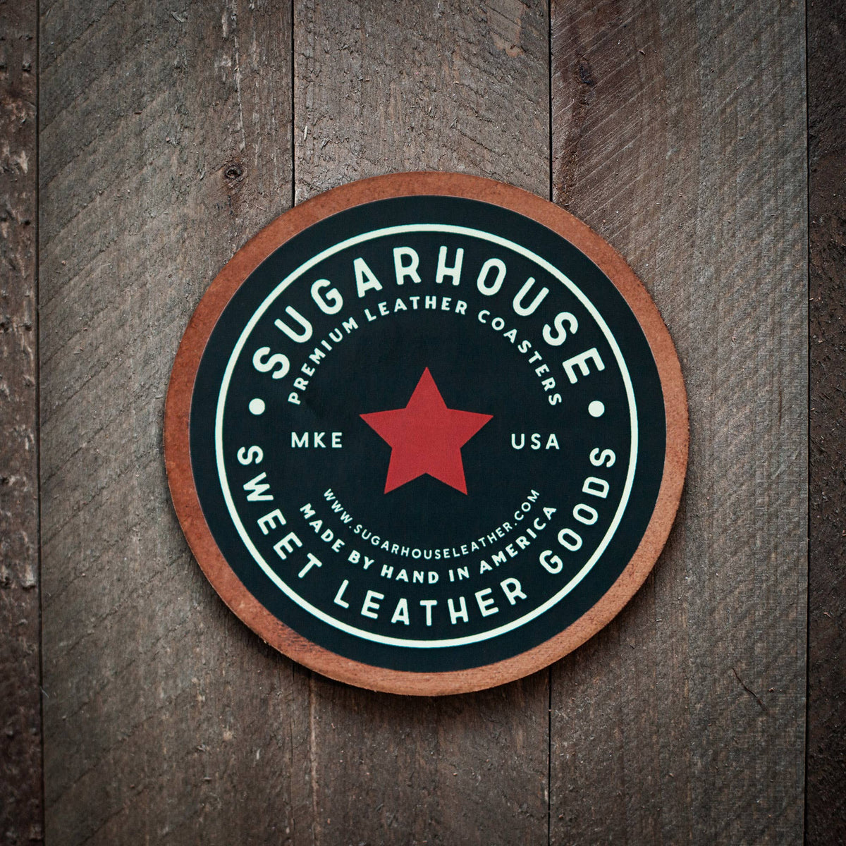 Awe Bless Your Heart Leather Coaster