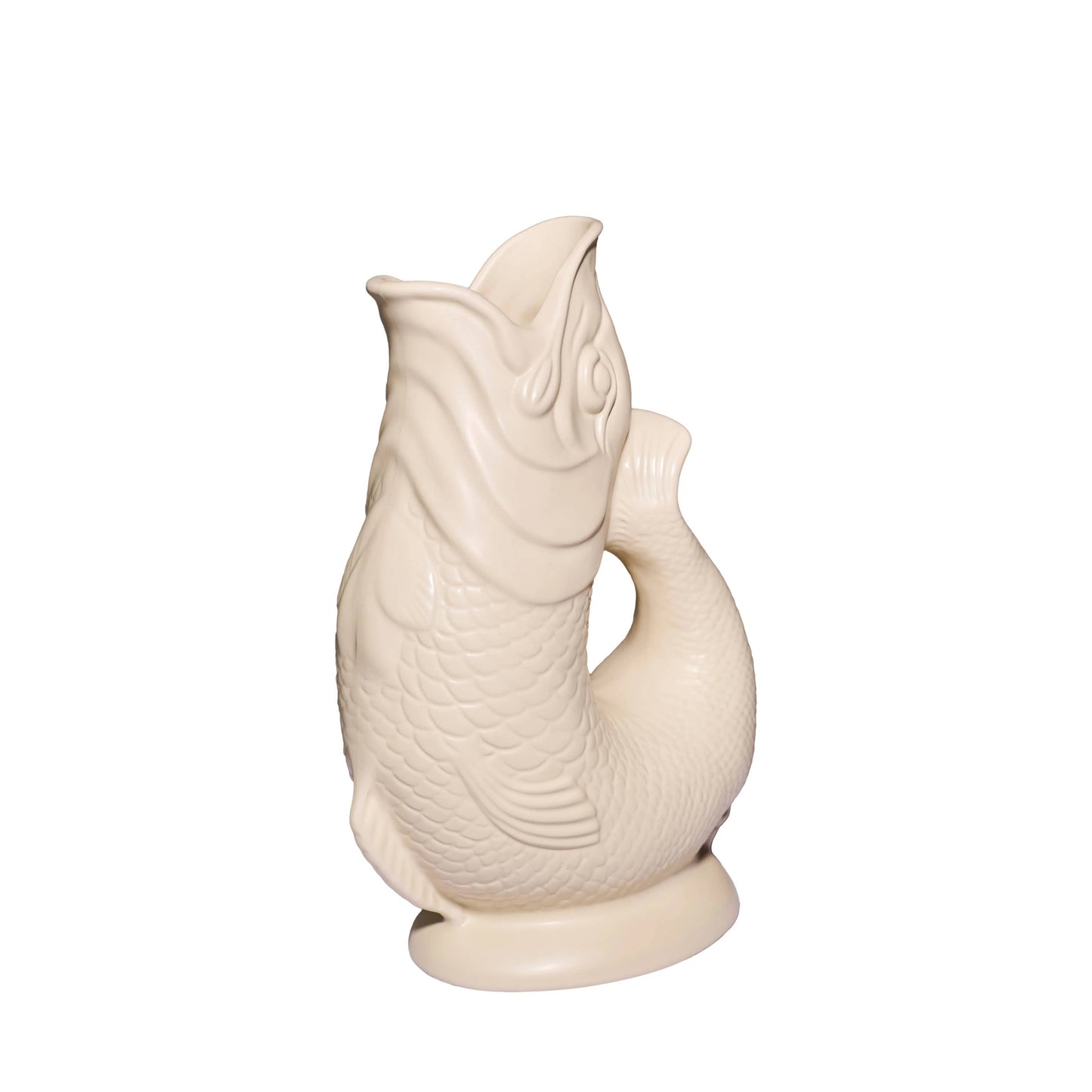 Matte Sand Gluggle Jug: Large