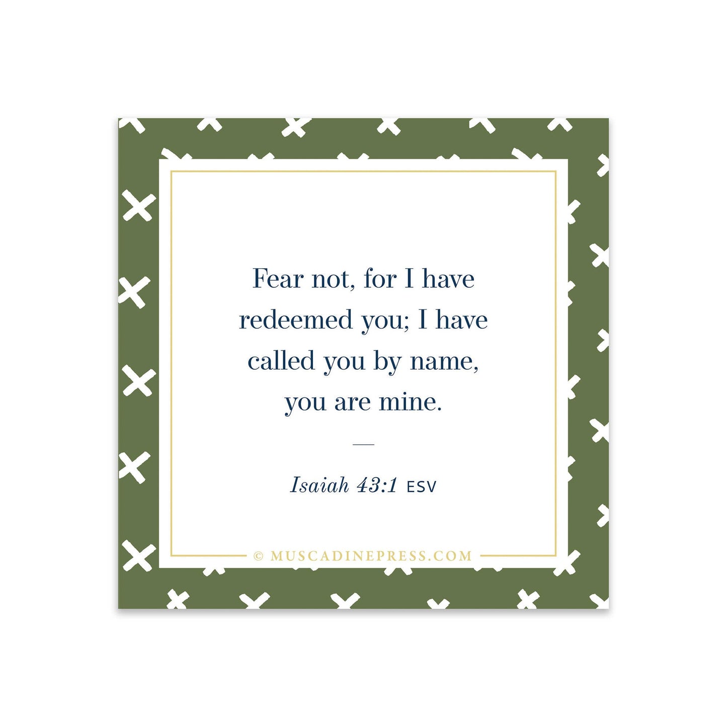 Scripture Mirror Cling, Fear Not