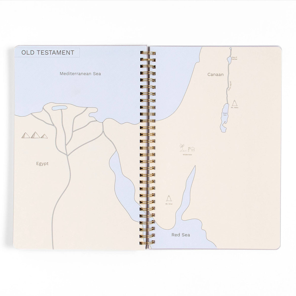 Happy Daisy Bible Study Notebook with Maps - Callie Danielle