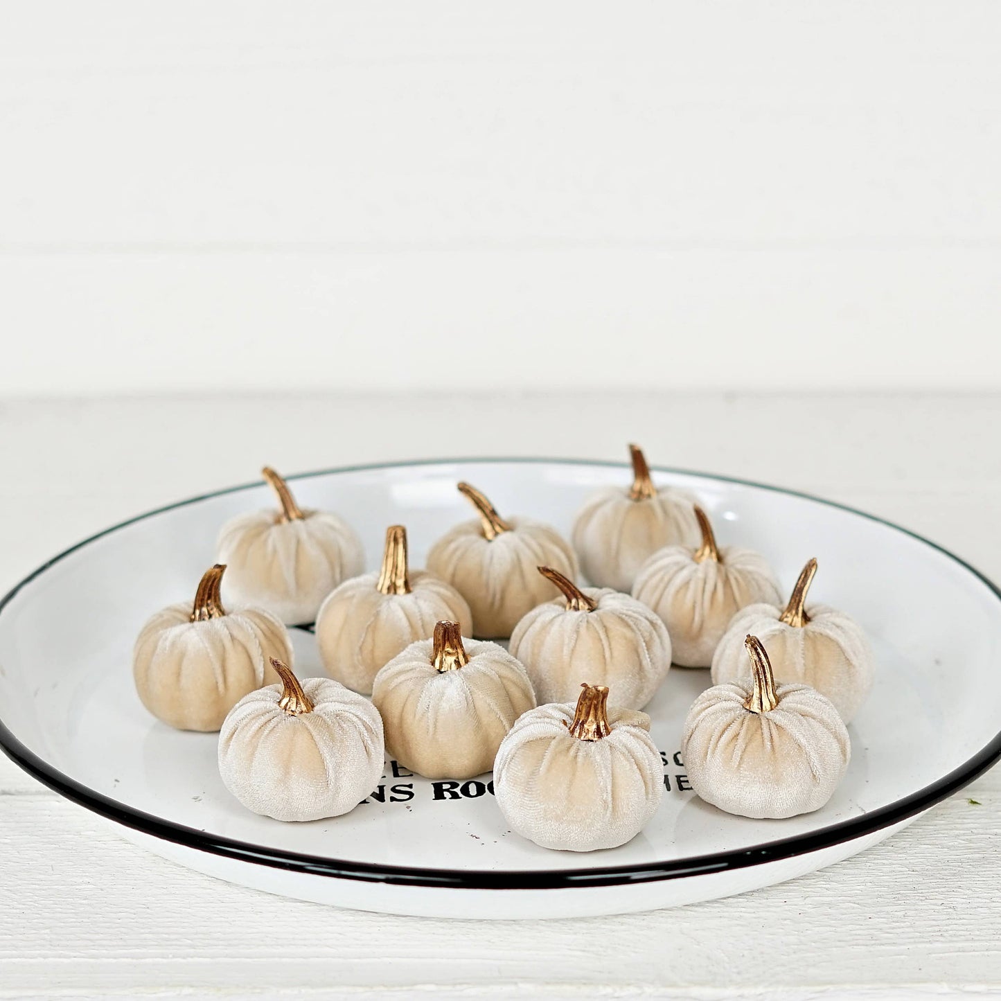 Velvet pumpkins mini
