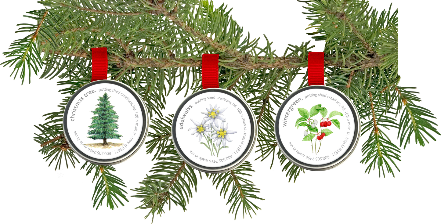 Garden Sprinkle Ornaments | Christmas Edelweiss ornament