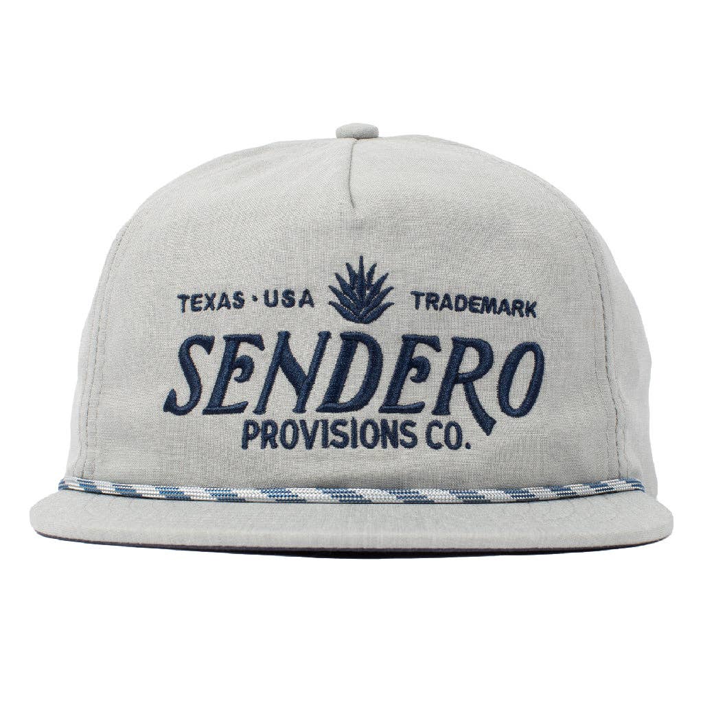 Logo Hat: Silver/Blue
