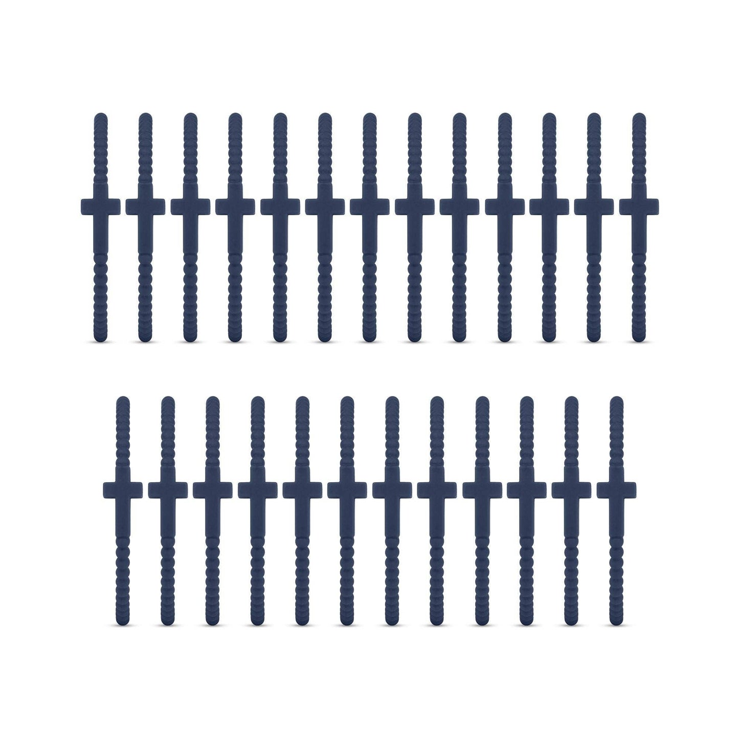 Jesus Bracelets - 25 Packs: Navy (25 Pack), Small