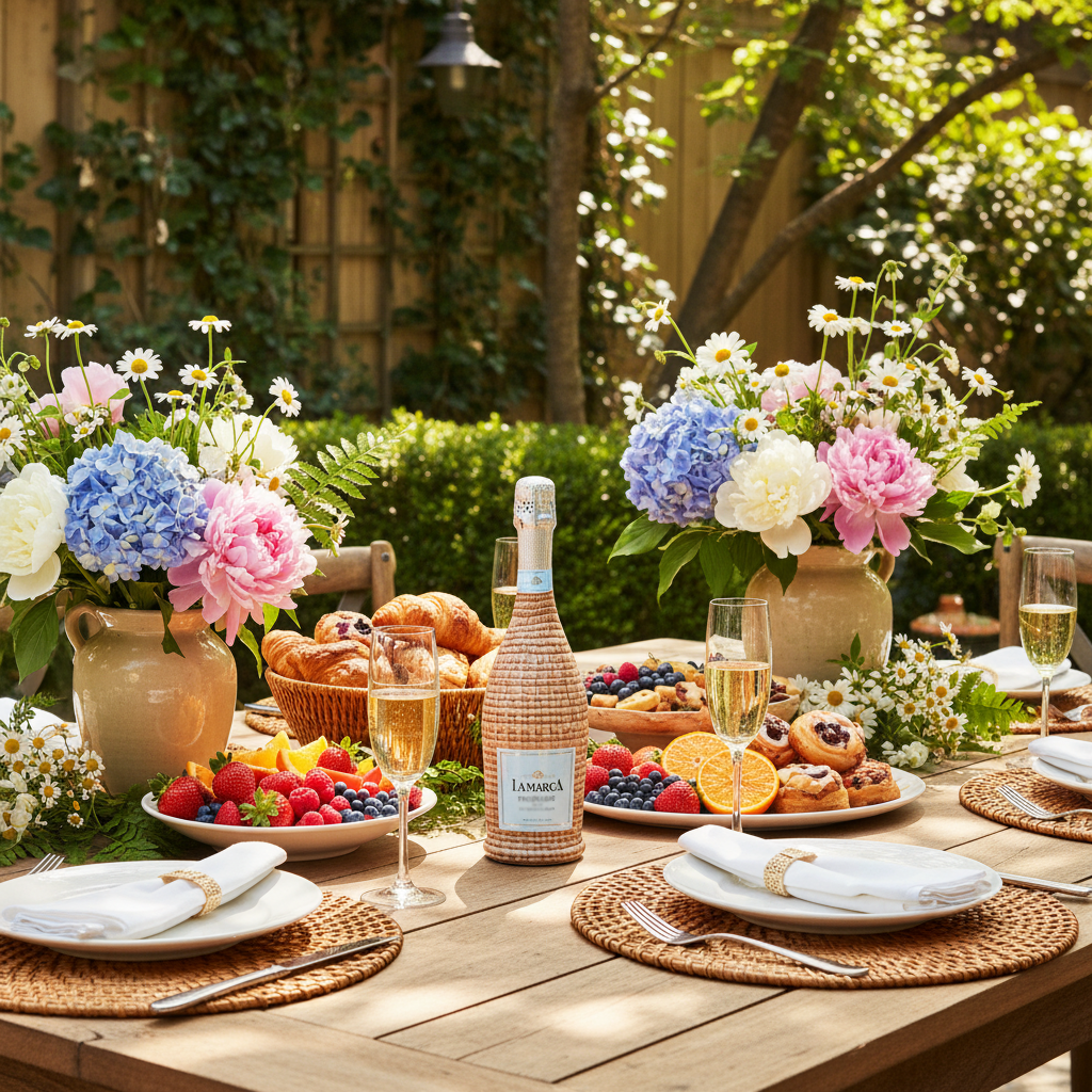 Beau Bottles Honey Rattan Weave- Prosecco Collection