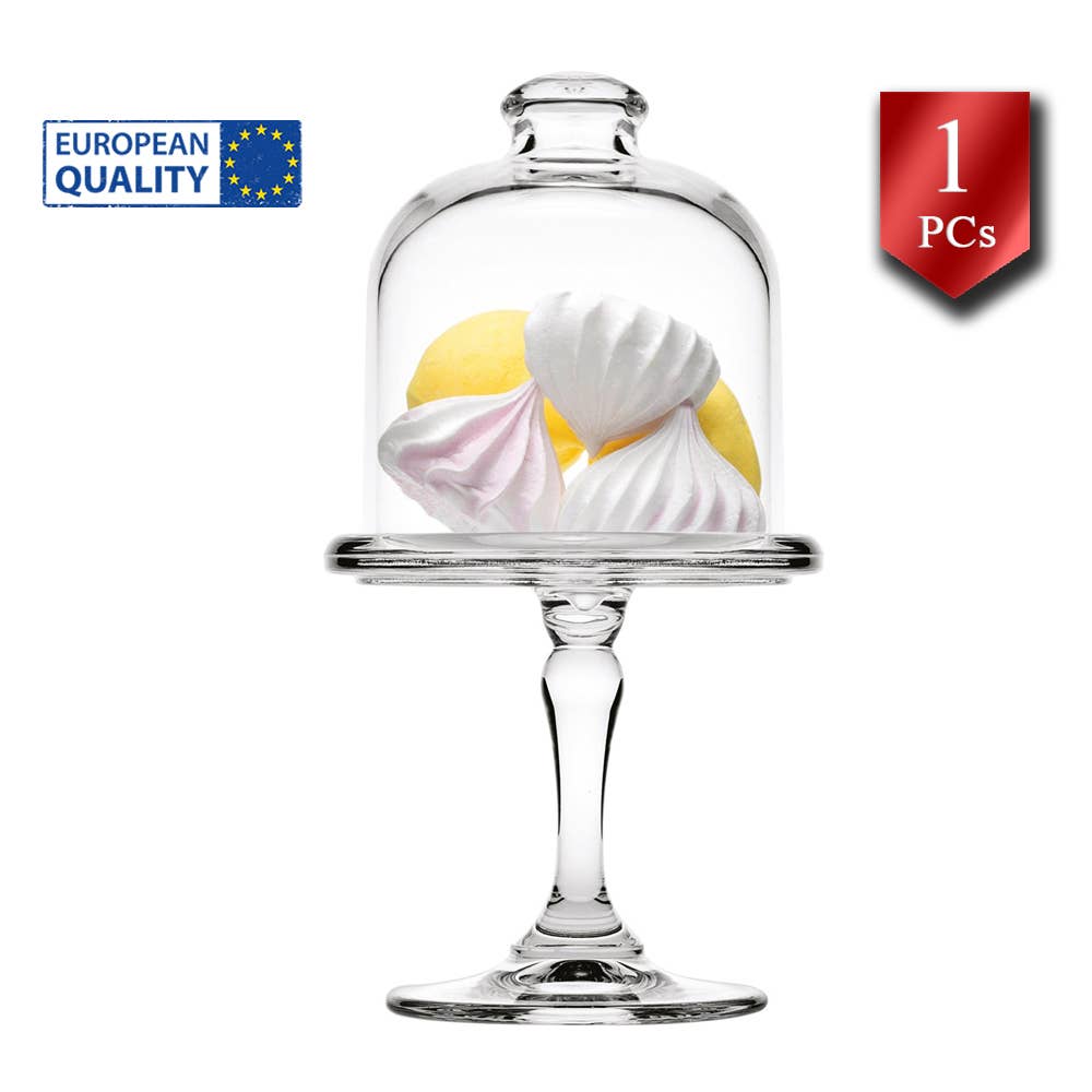 Pasabahce Patisserie Footed Cake Plate, 7.7 in, 1 Pc