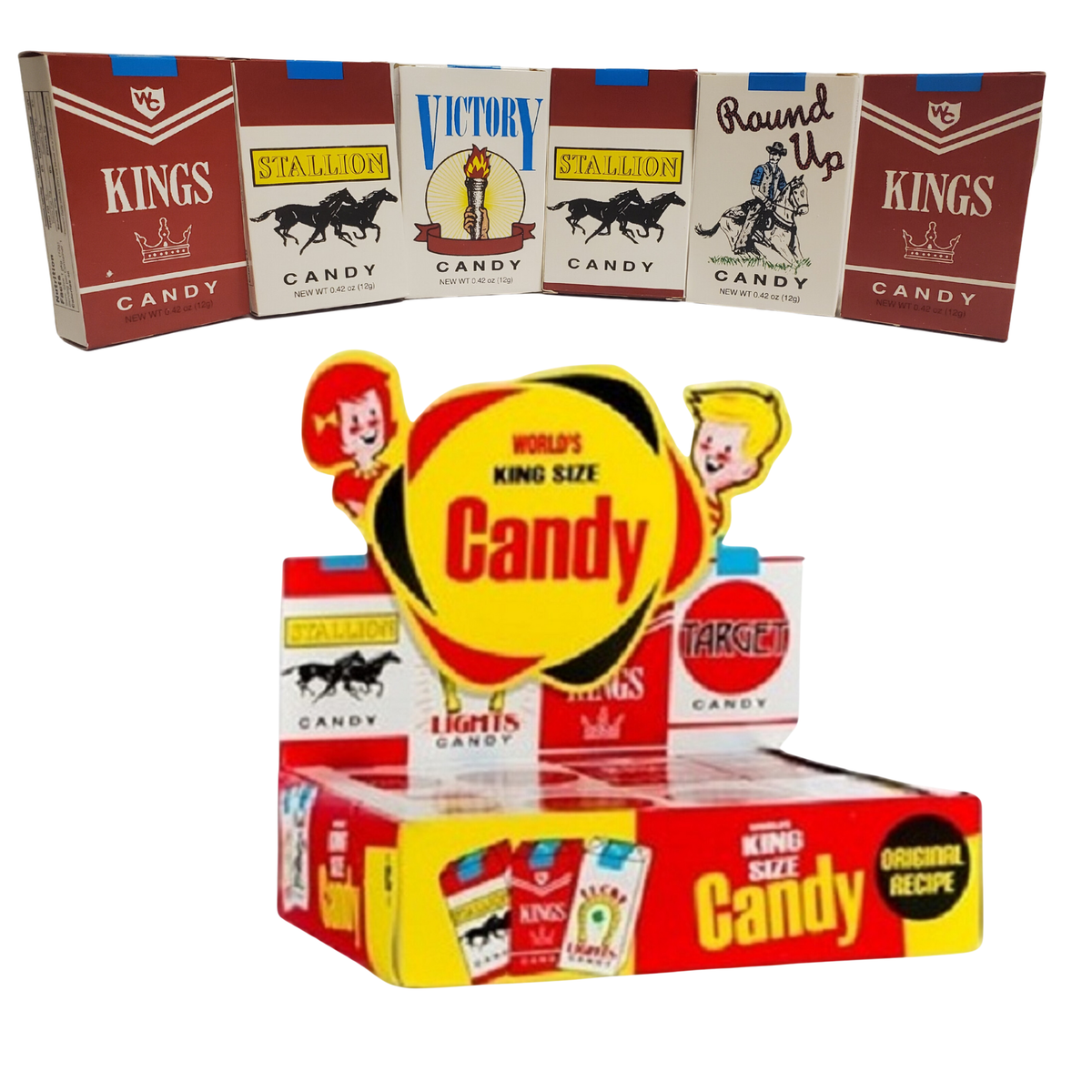 White Candy Sticks