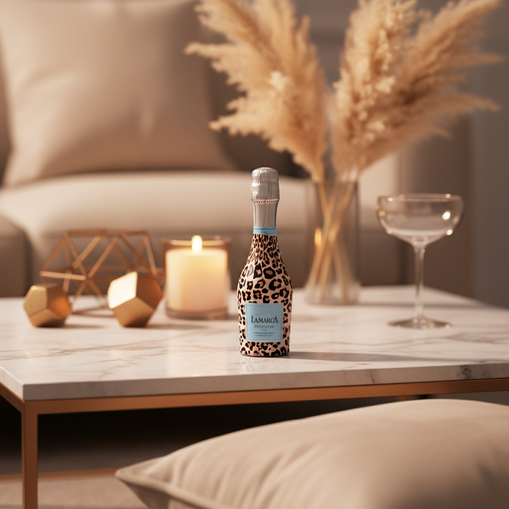 Tan Leopard Mini Prosecco Wraps