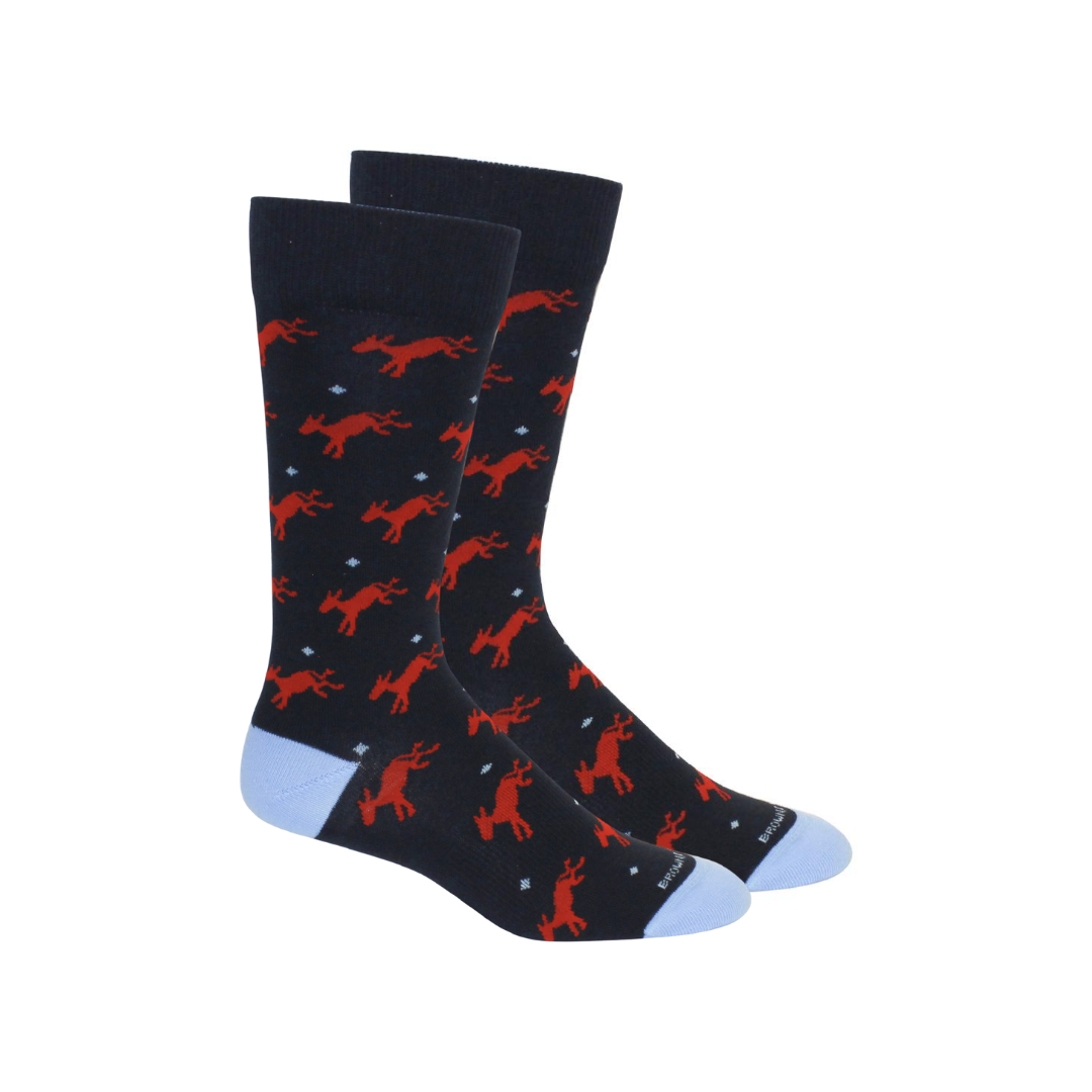 Kennedy (Donkey) Socks: Navy