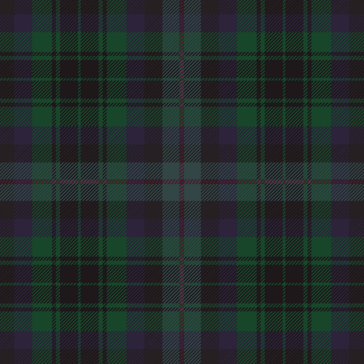 Beau Bottles Blue and Green Christmas Tartan - Prosecco Collection