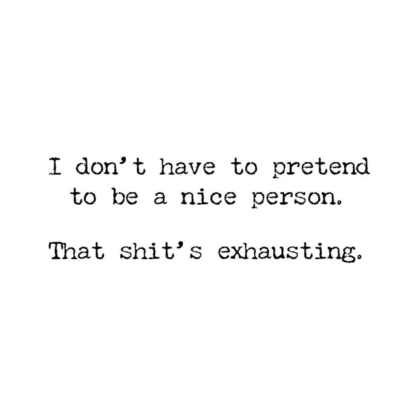 Exhausting Greeting Card