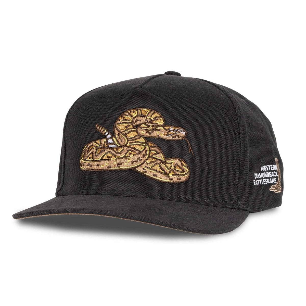 Rattlesnake Hat: Black