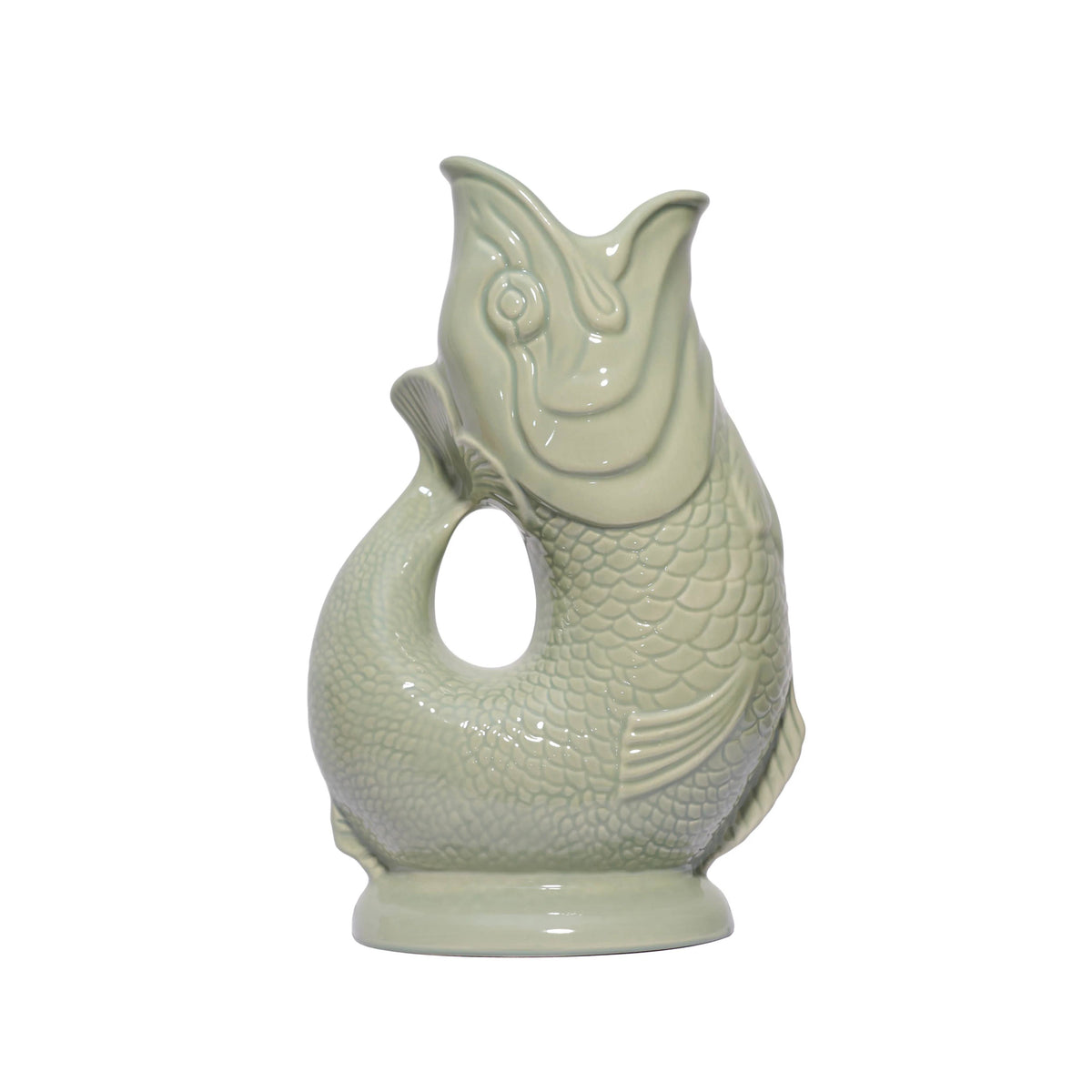 Sage Green Gluggle Jug: Large
