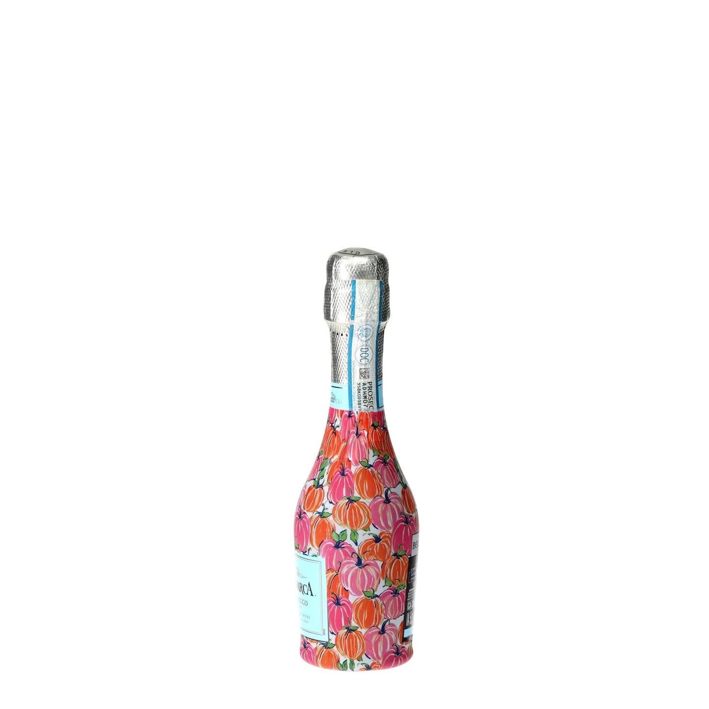 Pink & Orange Pumpkins Mini Prosecco Wraps