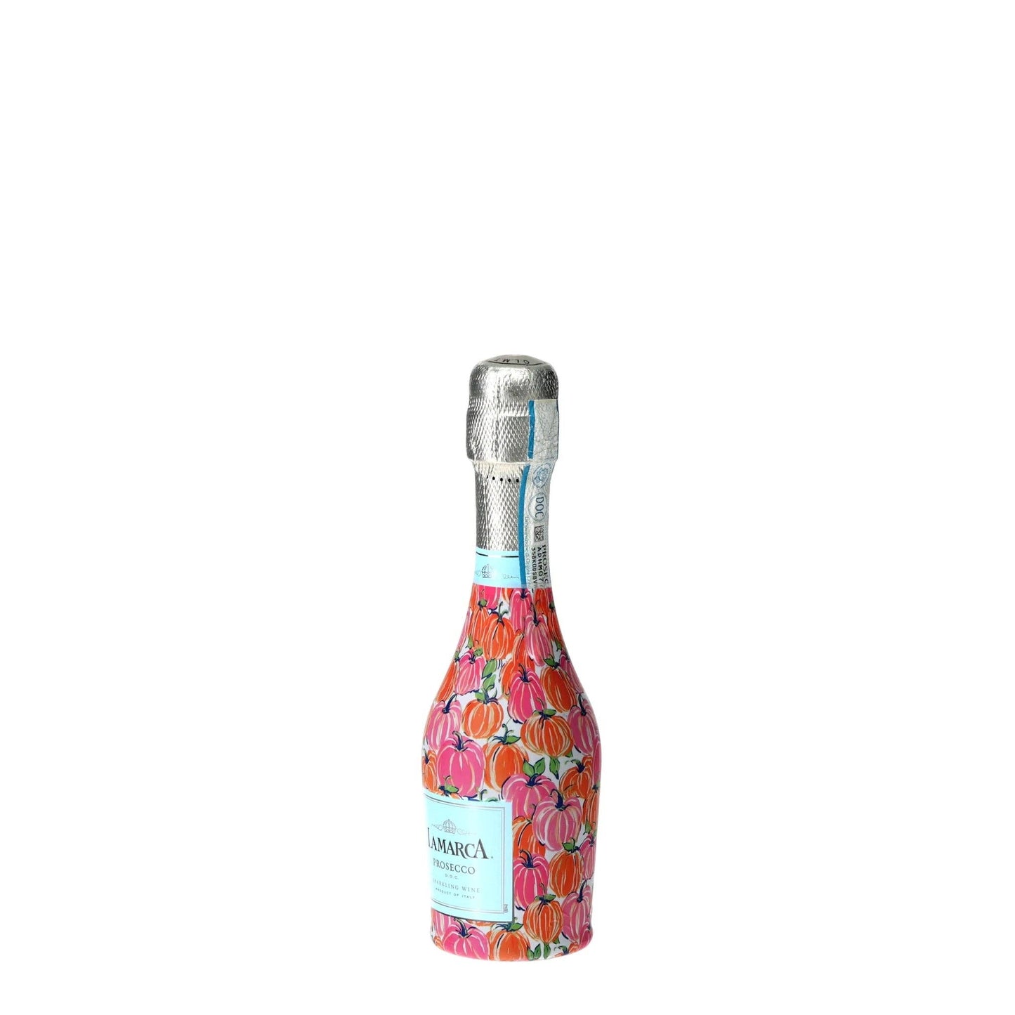 Pink & Orange Pumpkins Mini Prosecco Wraps