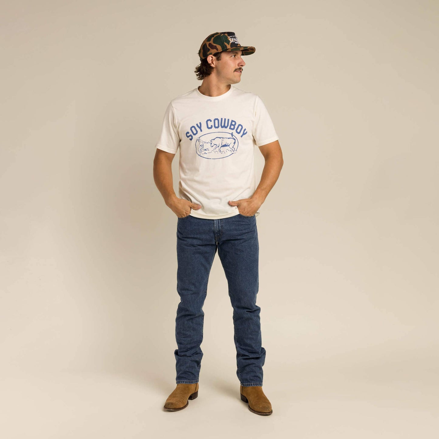 Logo Hat: Silver/Blue
