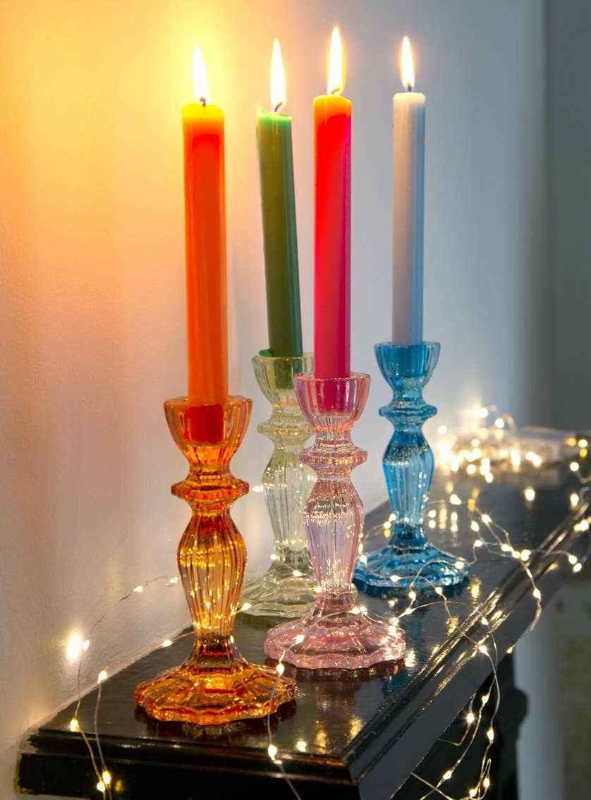 Orange & Pink Taper Candles | POS | Mothers Day Gifts |