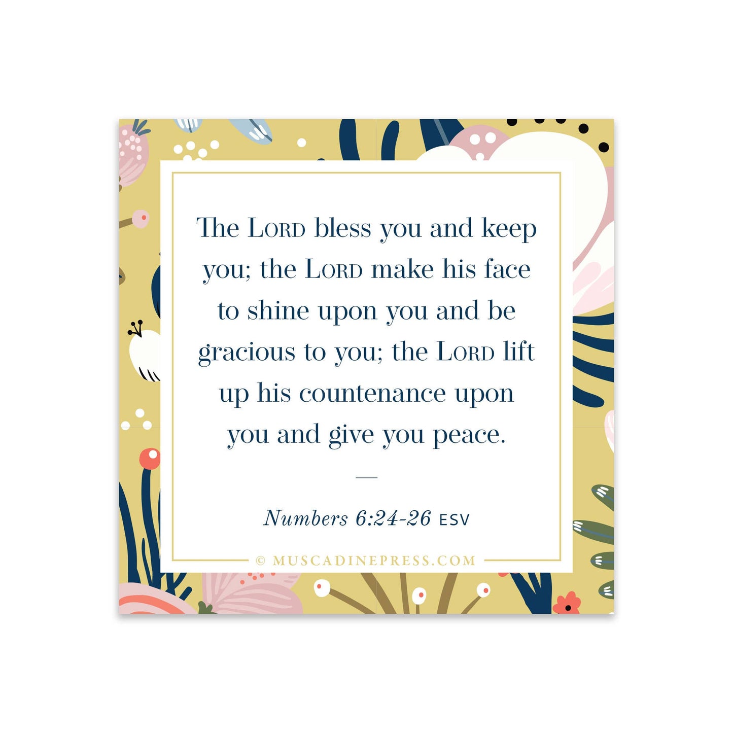 Scripture Mirror Cling, Benediction