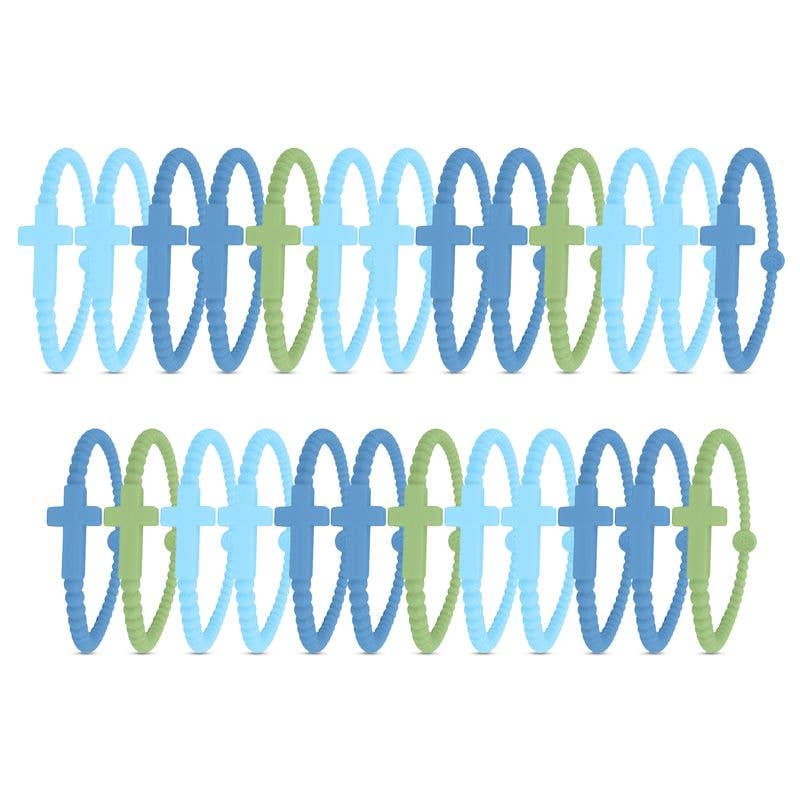 Jesus Bracelets - 25 Packs: Kaleidoscope (25 Pack), Small