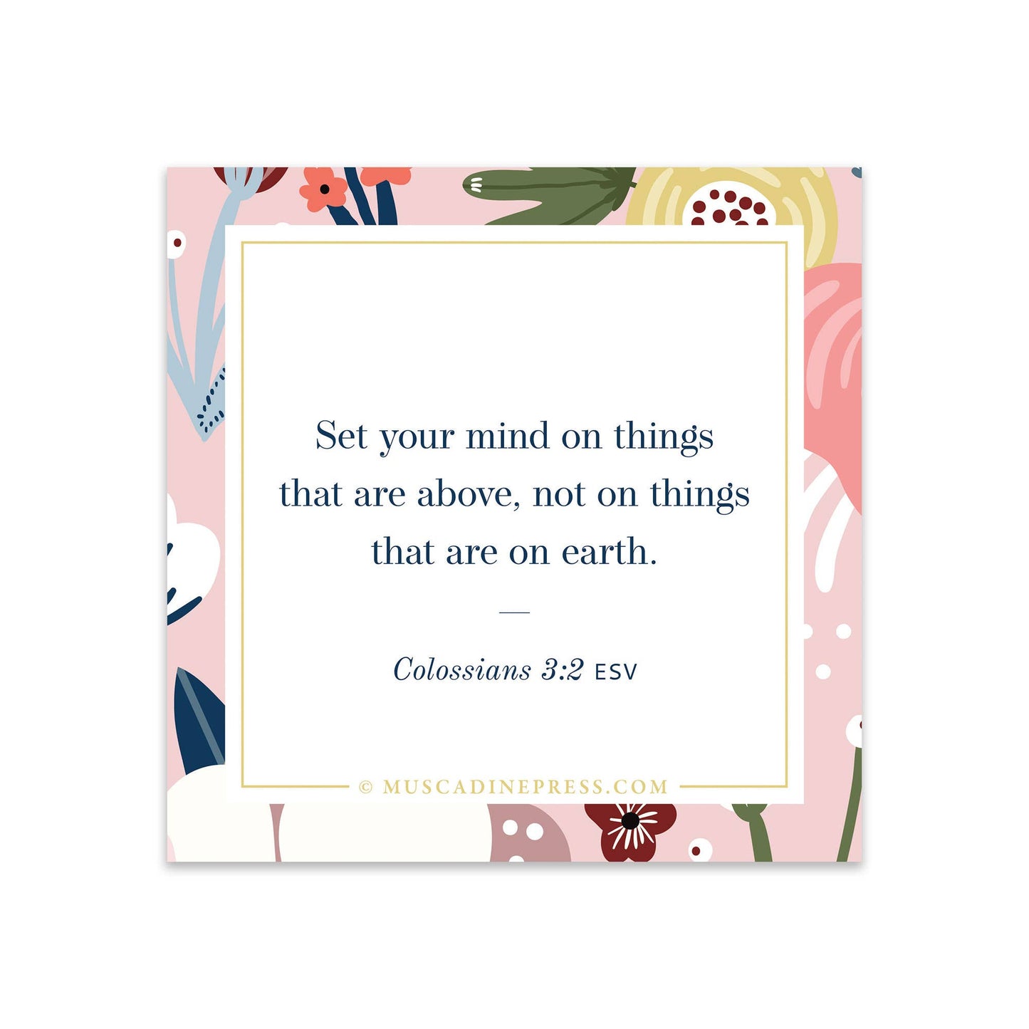 Scripture Mirror Cling, Things Above