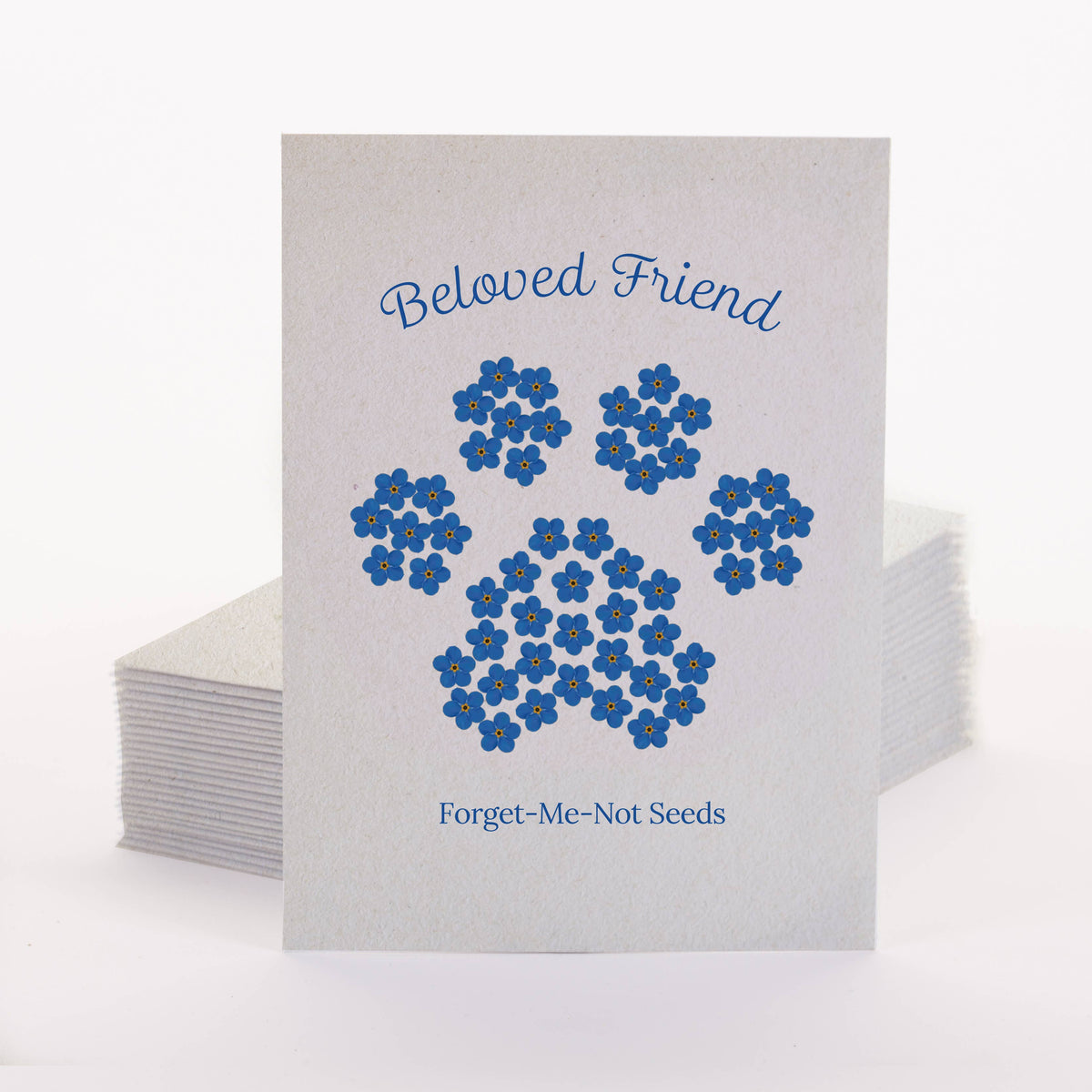 Beloved Friend - Forget Me Not Seed Packets