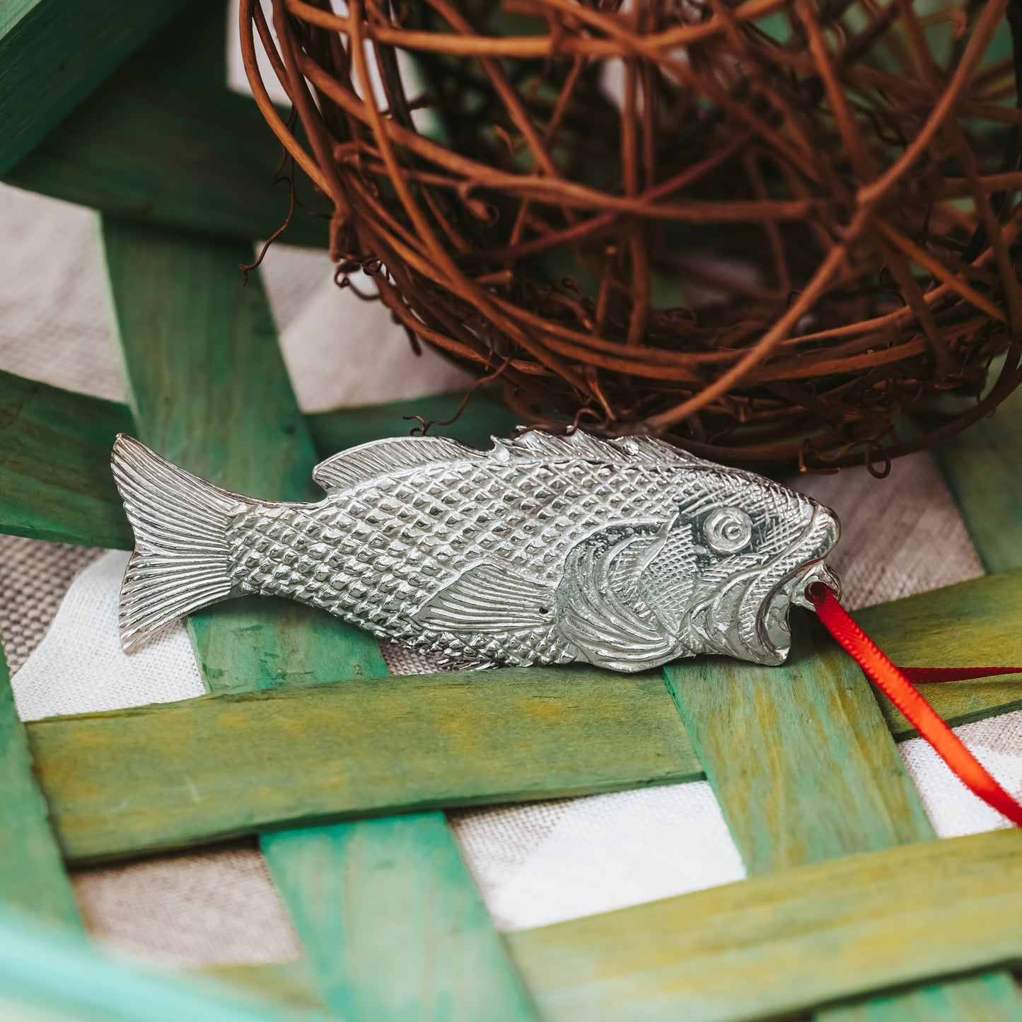 Pewter Fish ornament