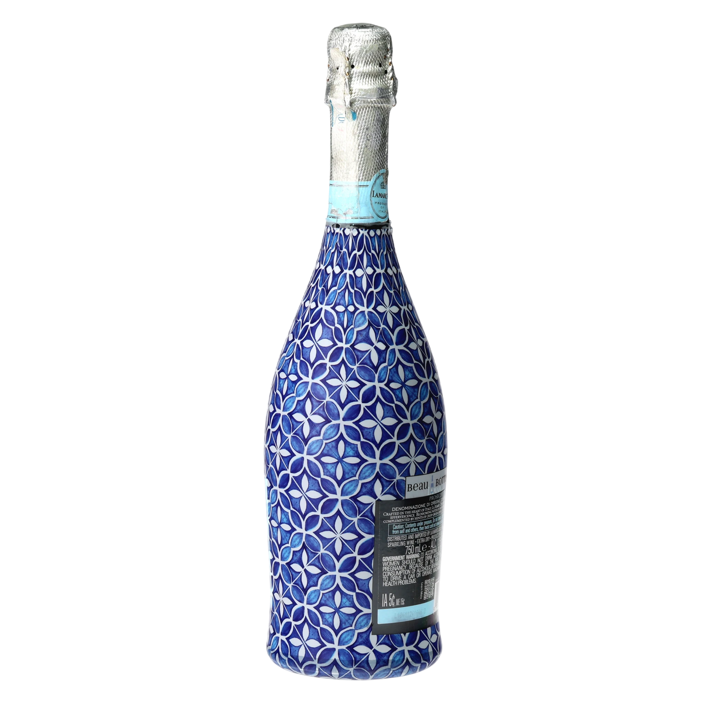 Andalusian Tile Prosecco Bottle Wrap