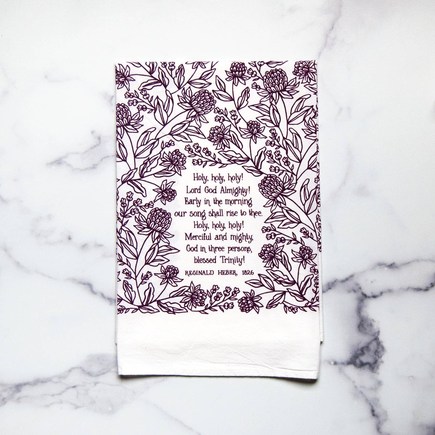 Holy, Holy, Holy! Hymn Tea Towel